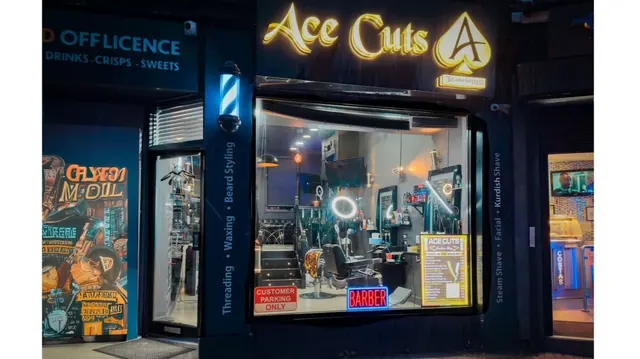 The Ace Cuts shopfront on Hale Road